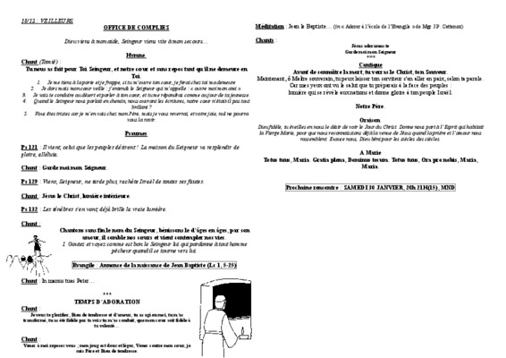 veilleurs Book