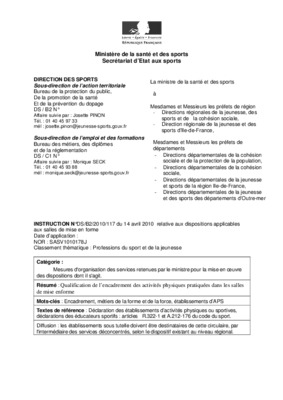 dehentologie ministere du sports Book