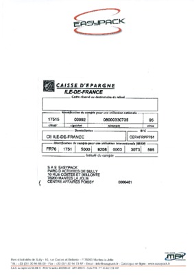 fiche de domiciliation de compte Book