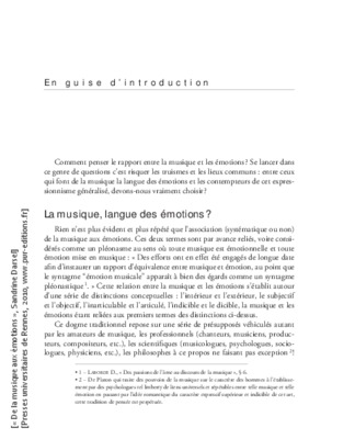 musique et langue Book