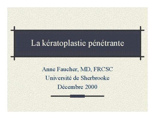 keratoplastie Book
