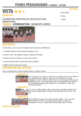 fiches pedagogiques course vitesse pdf Book