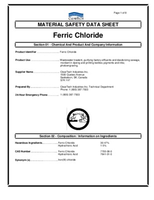 chlorure ferrique corrosion Book