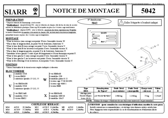 anneau de remorquage 807 Book