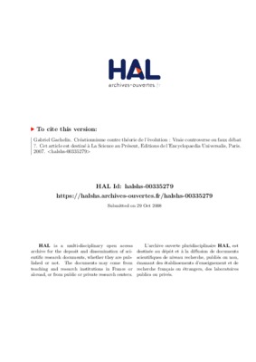 theorie du creationnisme Book