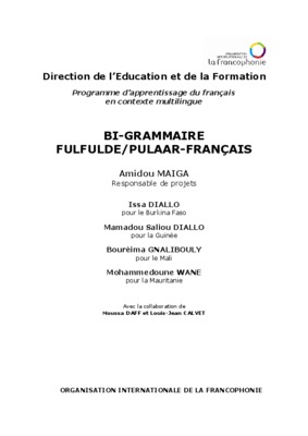 fulfulde Book