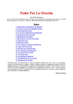 la oracion de poder Book