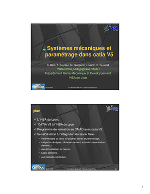 parametrage catia Book