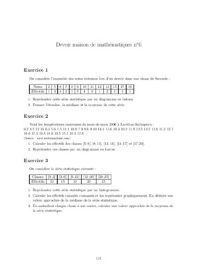 dm n6 de mathematiques Book