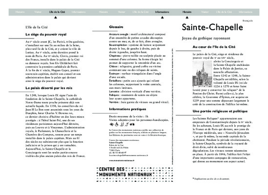 cite sainte Book