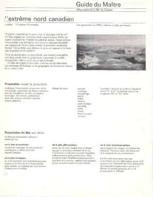 nord canadien Book