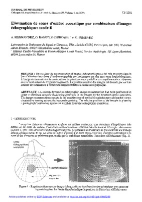 methodologie elimination acoustique Book