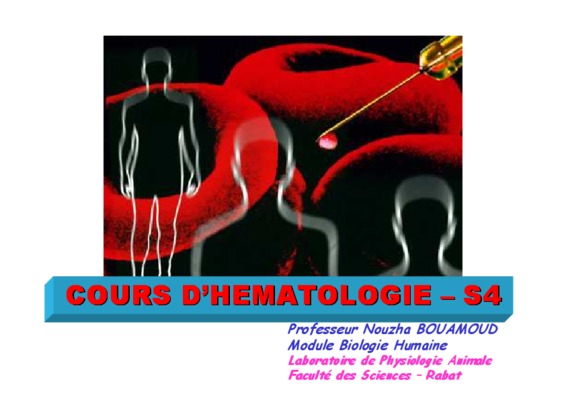 cours hematologie erythropoaeaise hamladji Book