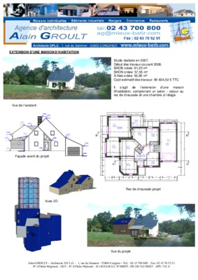 descriptif extension maison Book