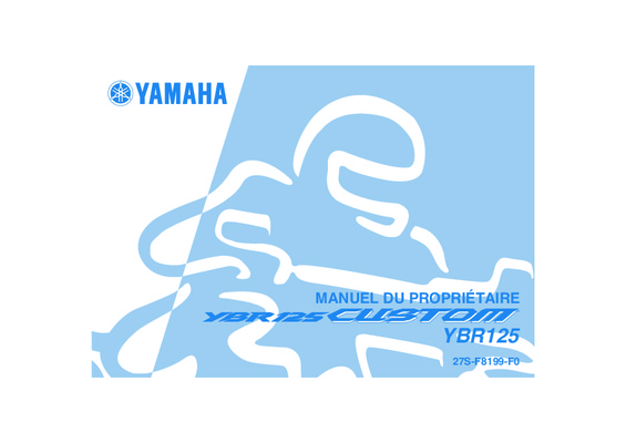 yamaha ybr125 Book