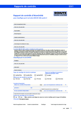 rapports de controle de la cobac Book