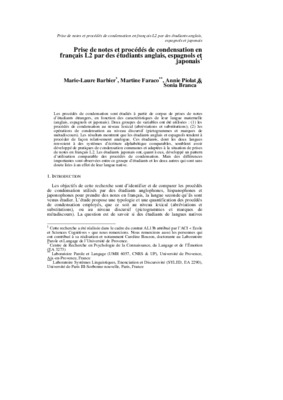 les procedes de reformulation et de condensation Book