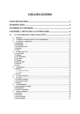 cryotherapie corps entier Book