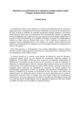 detection de vegetation envi Book