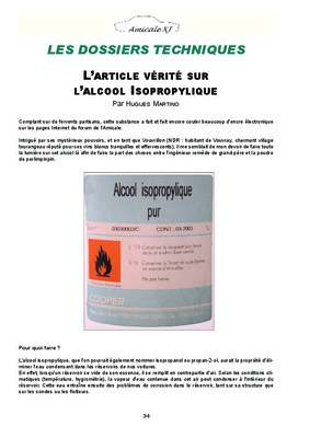 alcool isopropanol Book