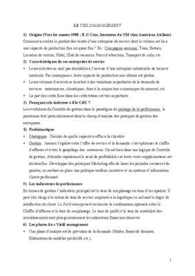 yield management en transport de colis Book