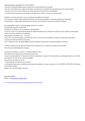 comment juger une personnalite listes des fichiers pdf comment juger une personne Book
