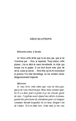 des desirs et des hommes Book