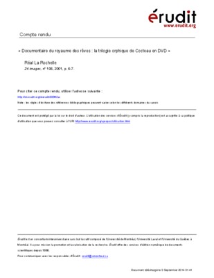 orphique Book