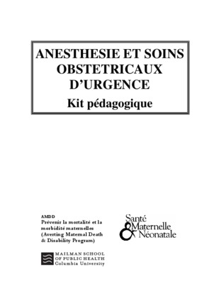 anesthesie en urgence Book