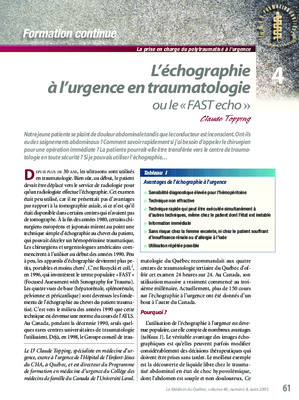 echographie urgence Book