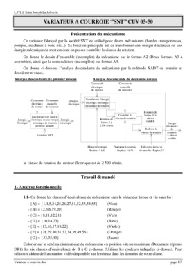 variateur a courroie Book