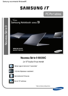 ordinateur portable serie 9 900x4c Book
