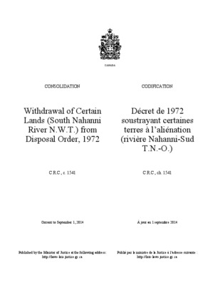 nahanni Book