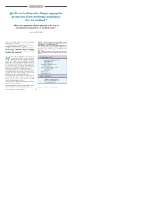 demarche clinique devant fievre prolongee du nourrisson Book
