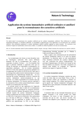 systaime immunitaire artificiel Book