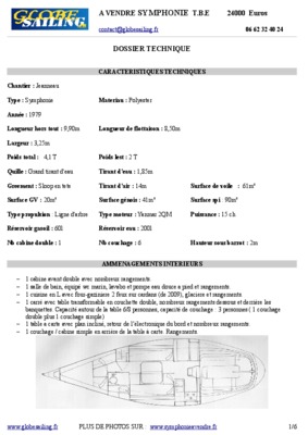 fiche technique bateaux Book
