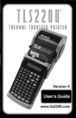 brady tls2200 Book
