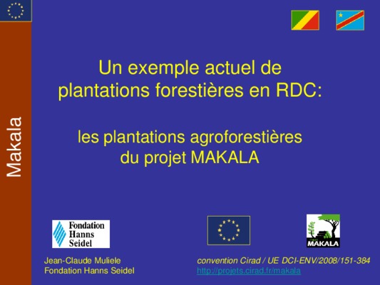 projet agricole congo Book
