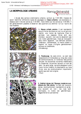 morphologie urbaine Book