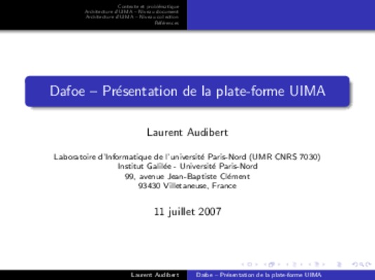 dafoe Book