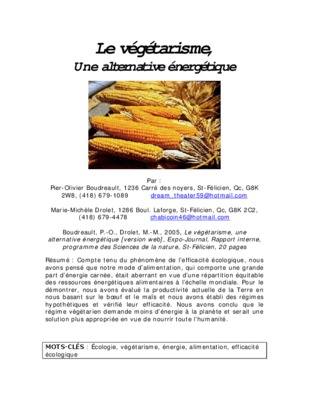 le vegetarisme Book