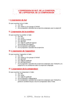 expression de condition Book