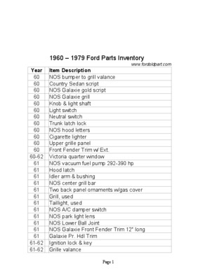 parts manual ford 7810 Book
