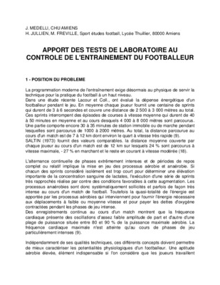 entrainement tests Book