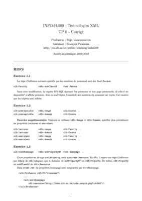 td corrige technologies web Book
