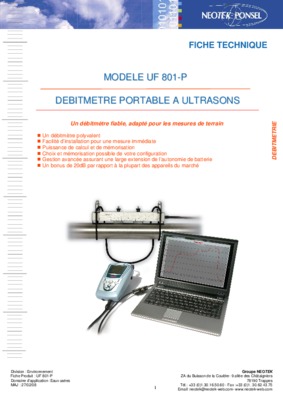 debitmetre a ultrasons Book