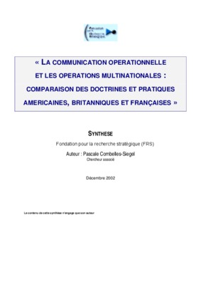 communication internet operationnelle Book