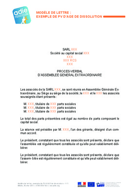 lettre dissolution sci Book