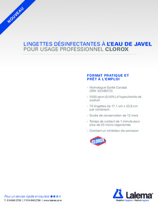 fds lingettes desinfectantes haleco Book