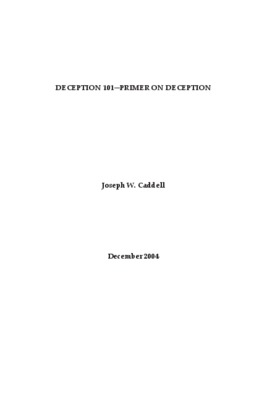 gestion de la deception Book